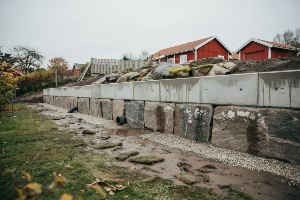 st dmur p tomten material dr nering och h jdval som ger ett s kert resultat