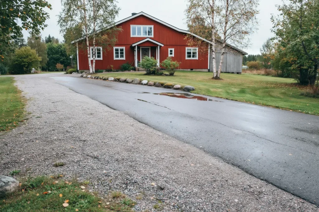 infart i grus eller asfalt s v ljer du r tt l sning f r tomt budget och underh ll